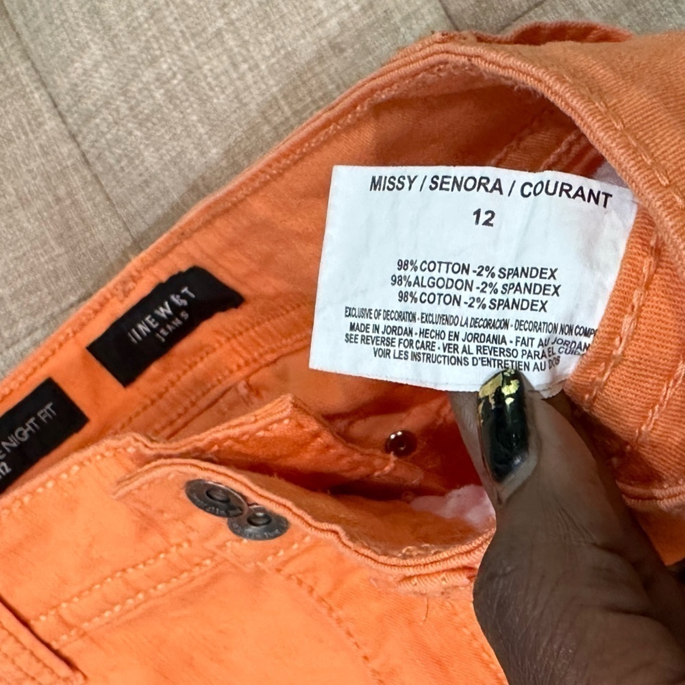 Nine West Women’s Size 12 Annette Capris - Coral/Orange - Good Used Condition - Picture 9 of 10